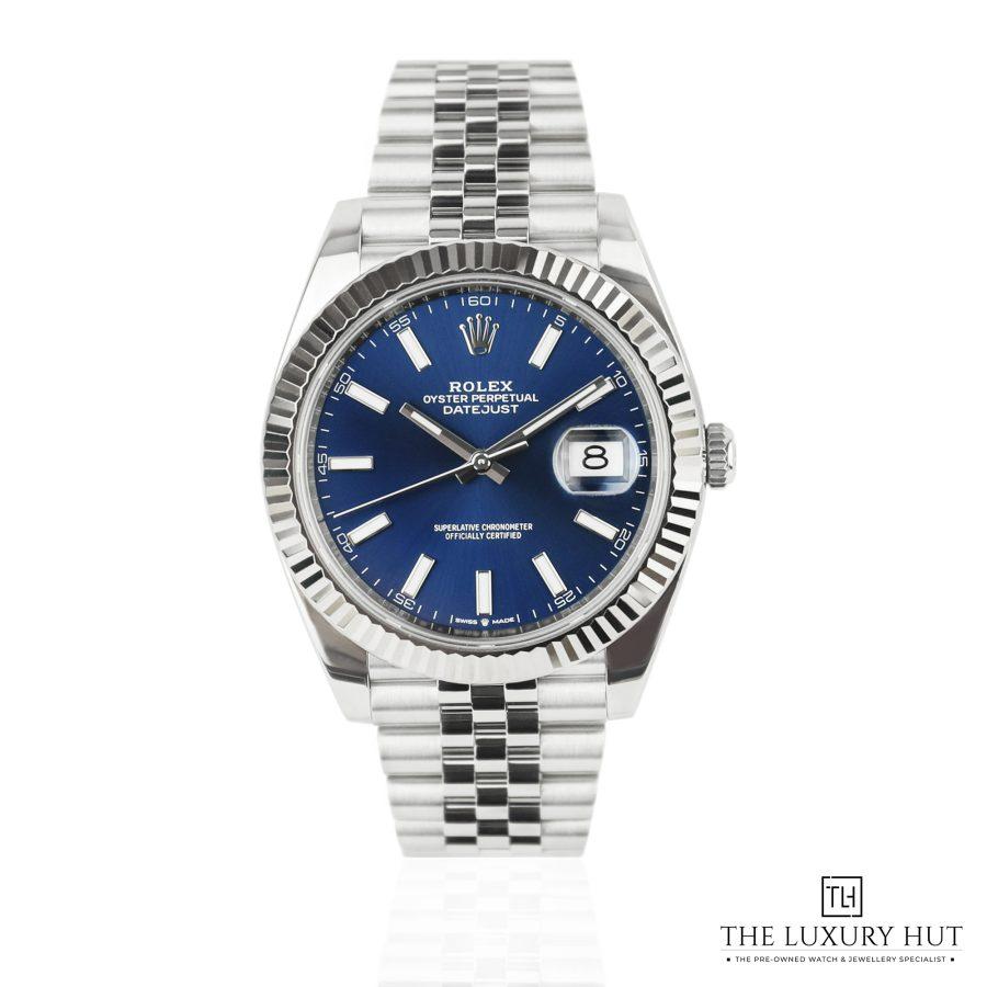Rolex Datejust 41mm Steel Blue Dial LB333 a