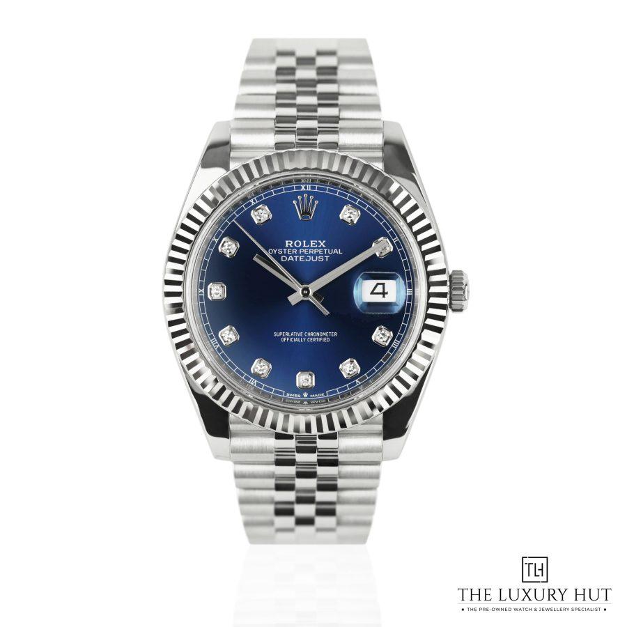 Rolex Datejust 41 Blue Diamond Dial 50952 a