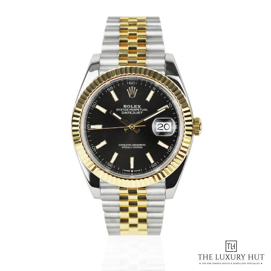 Rolex Datejust 41mm Bi Metal Black Dial LB361 a