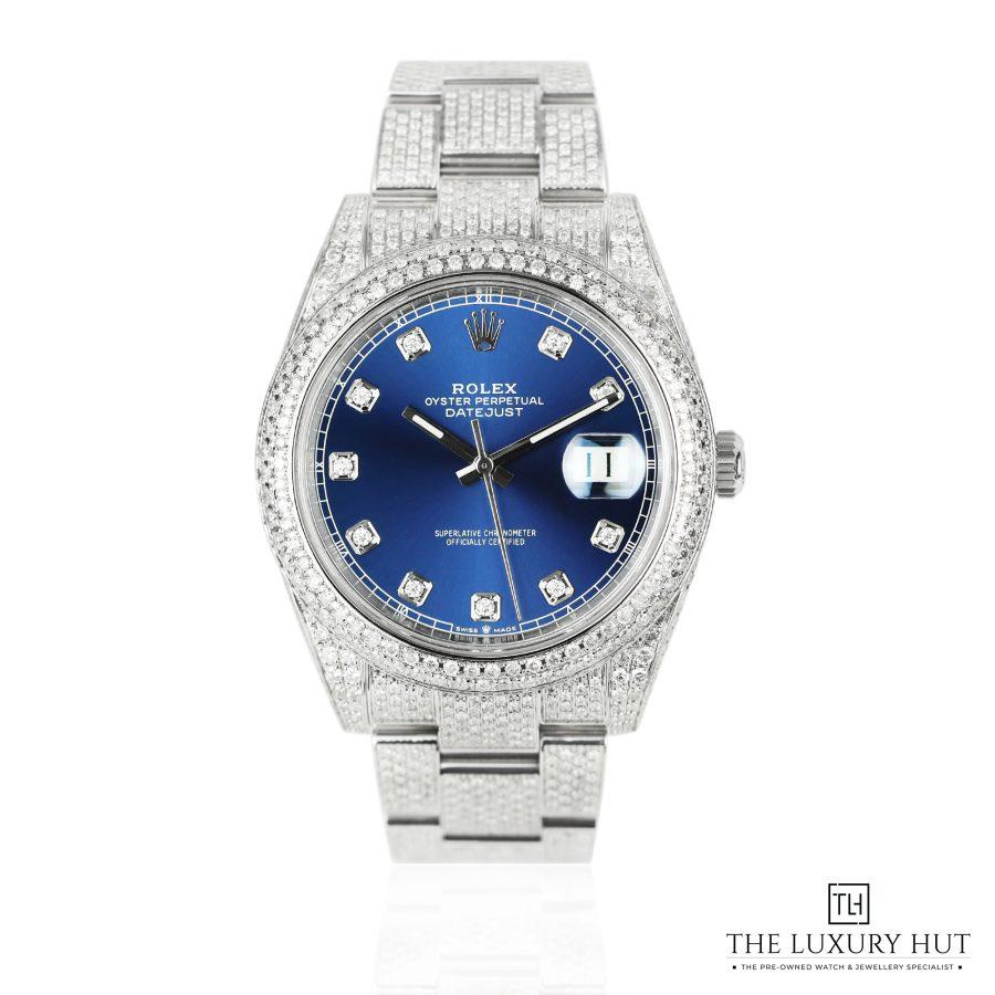 Rolex Datejust 41mm Diamond Set  Blue 51115 a