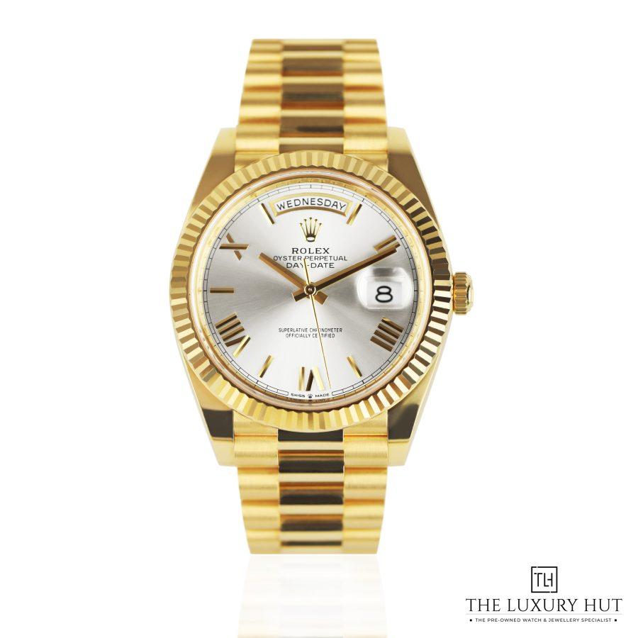 Rolex Day Date 40 Yellow Gold Silver 51212 a