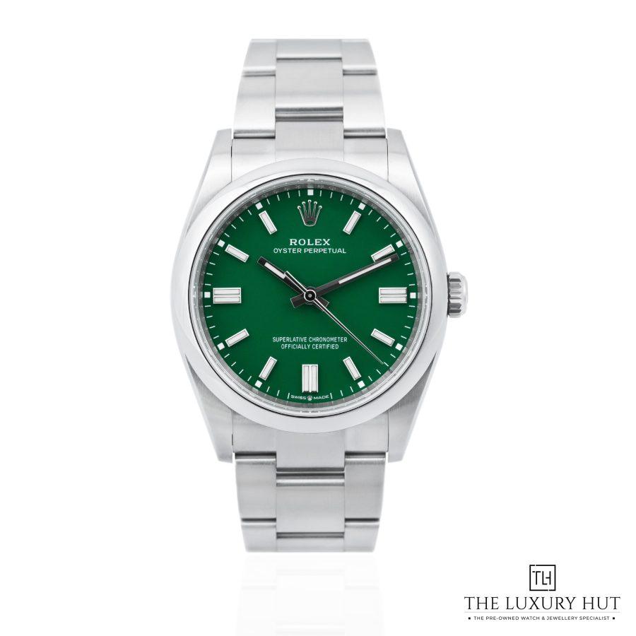 Rolex Oyster Perpetual 36mm Green 51470 a