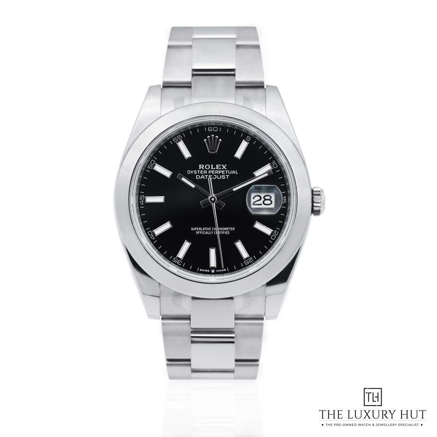 Rolex Datejust 41 Steel Black Dial LB515 a