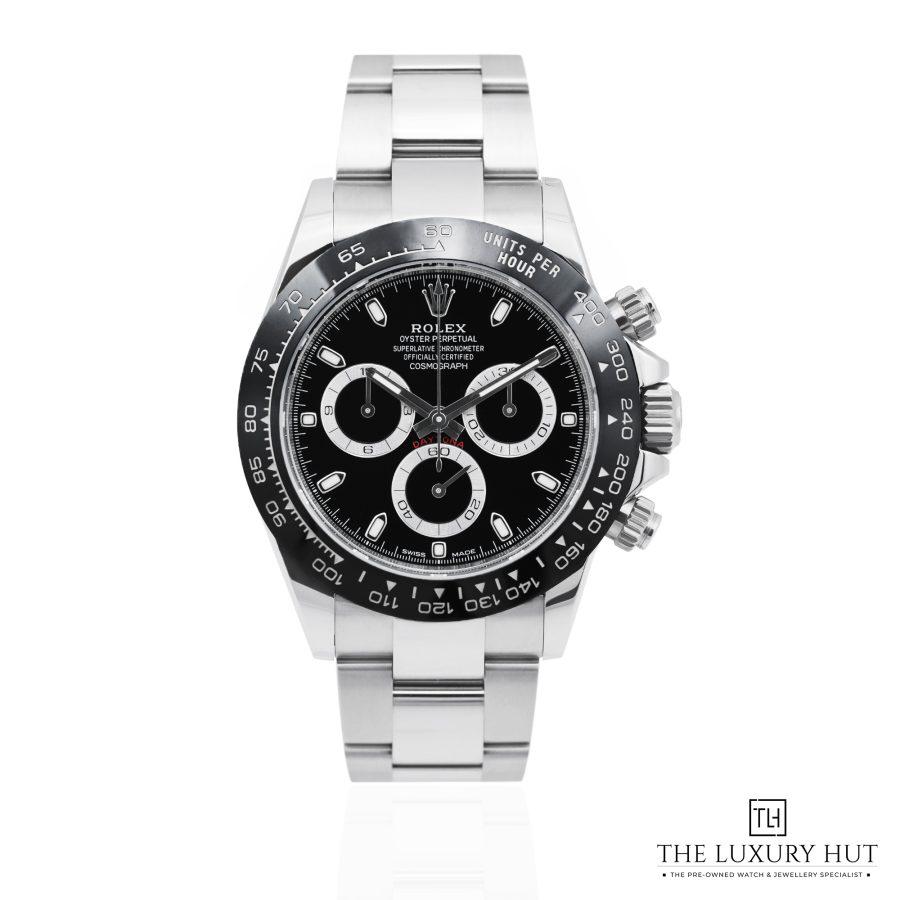 Rolex Daytona Steel 40mm Black Dial 51529 aa1