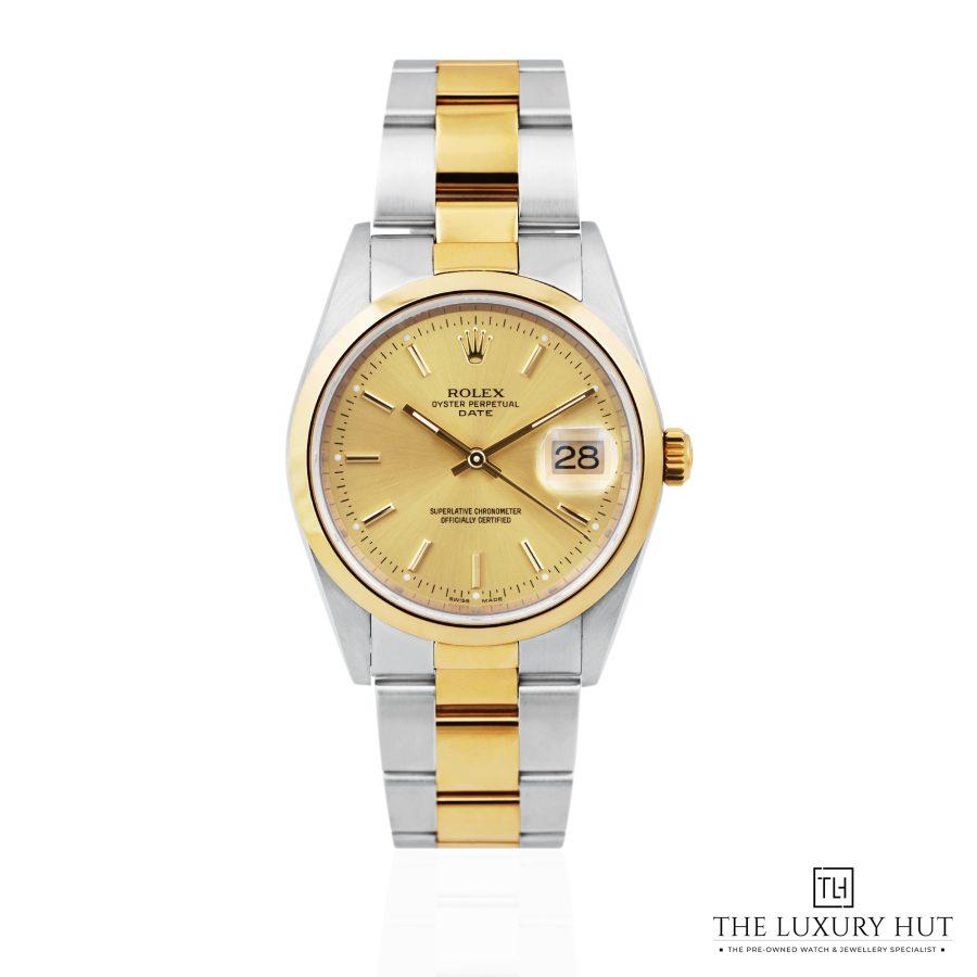 Rolex Oyster Perpetual Date Champagne 51472 a