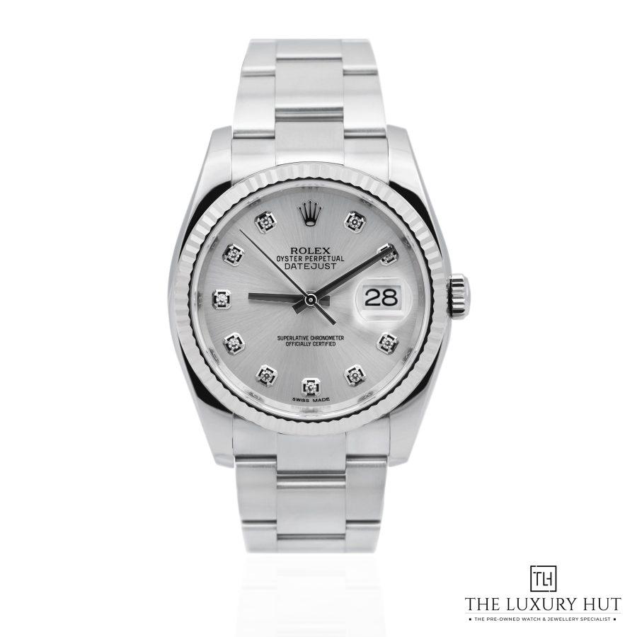 Rolex Datejust Steel 36 Silver Diamond 51603 a