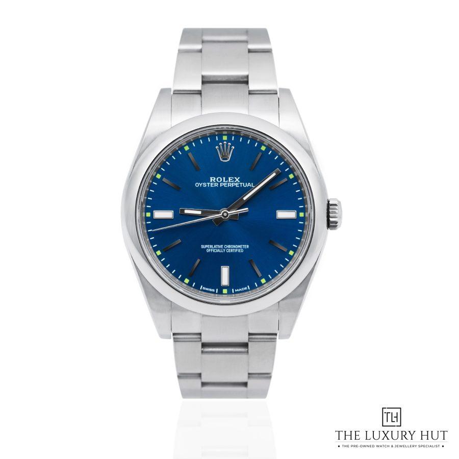 Rolex Oyster Perpetual 39mm Blue Dial 51592 a