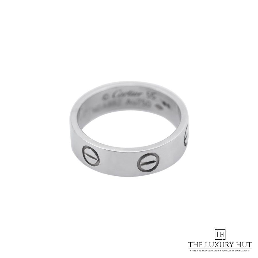 Cartier 18ct White Gold Love Ring LB571 a