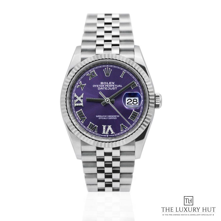 Rolex Datejust 36mm Aubergine Dial 51660 a