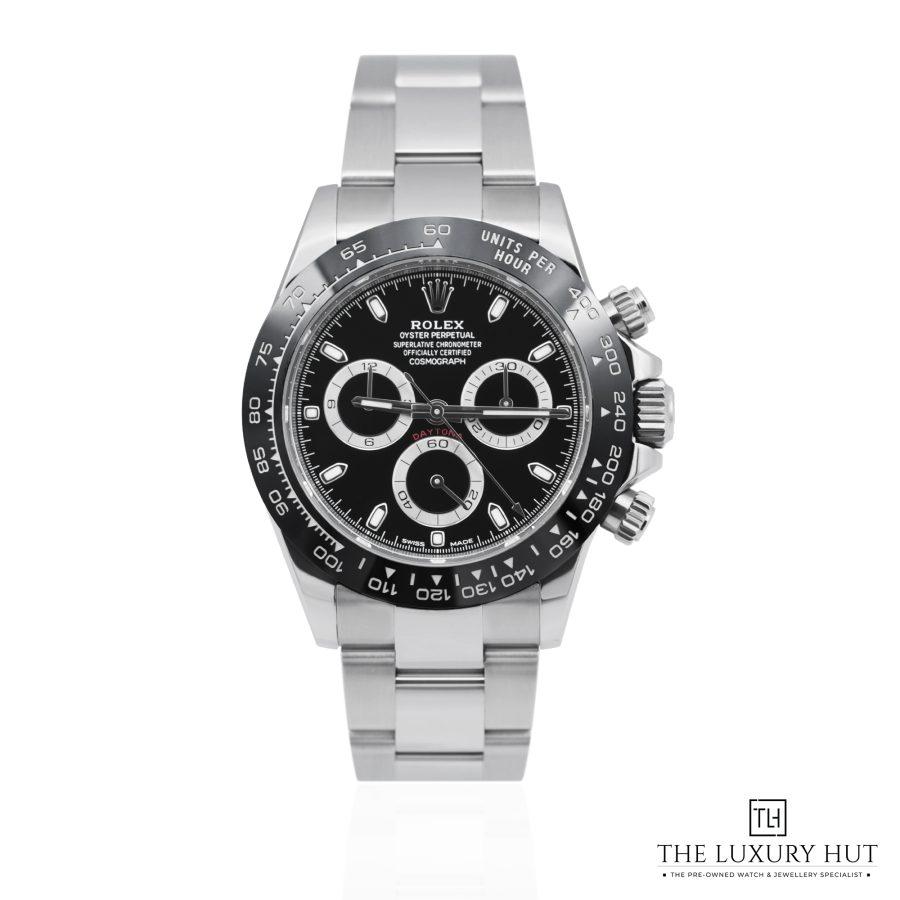 Rolex Daytona Steel 40 Black Dial LB562 a