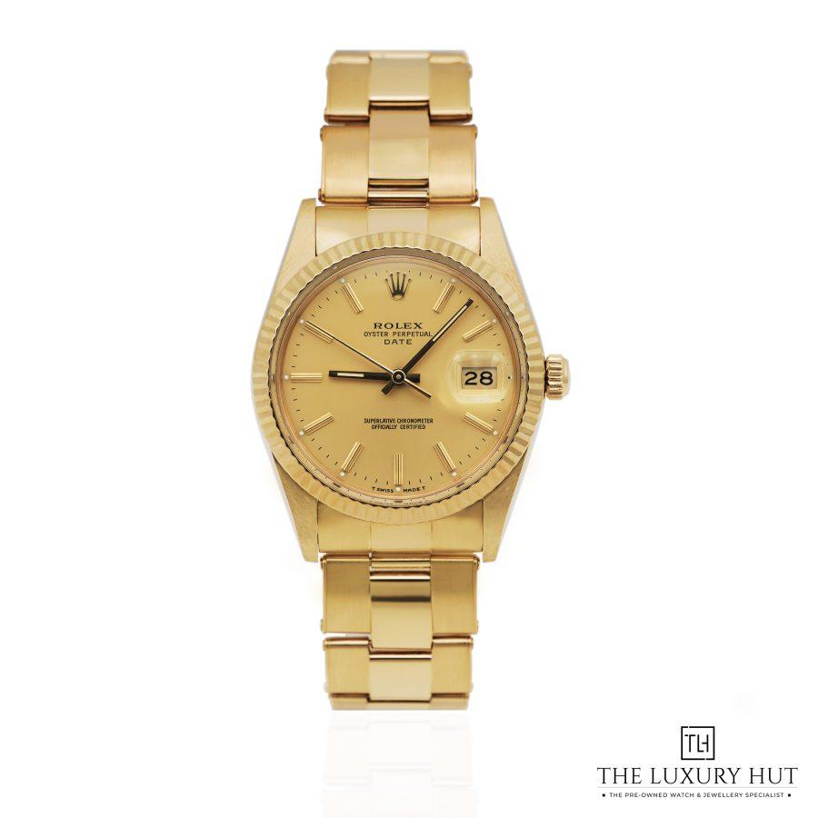 Rolex Oyster Perpetual Date Yellow Gold 51648 a
