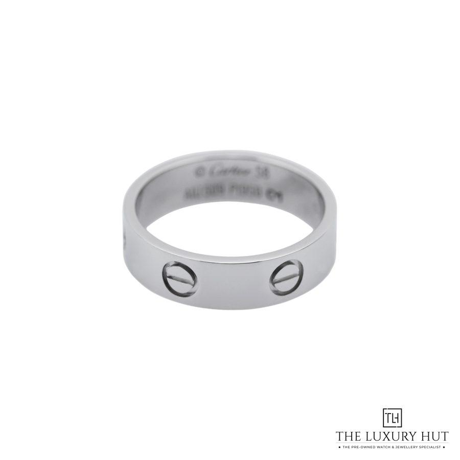 Cartier Platinum Classic Love Ring LB605 a