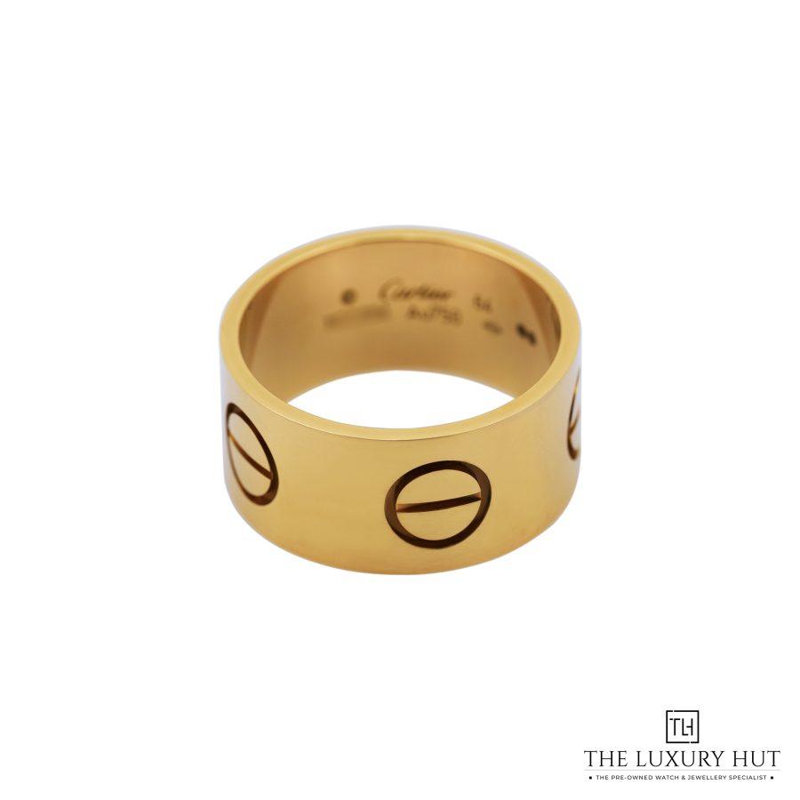 Cartier 18ct Yellow Gold Wide Love Ring 51920 a