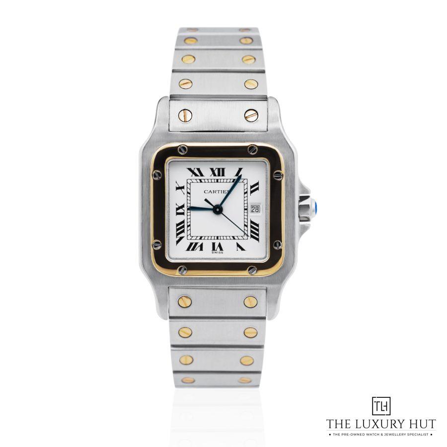 Cartier Santos Galbee Bi Metal White LB365 a