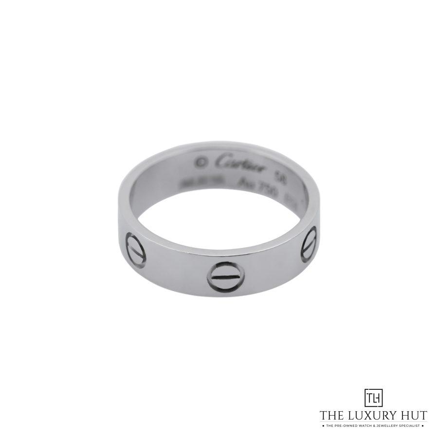 Cartier White Gold Classic Love Ring 51886 a