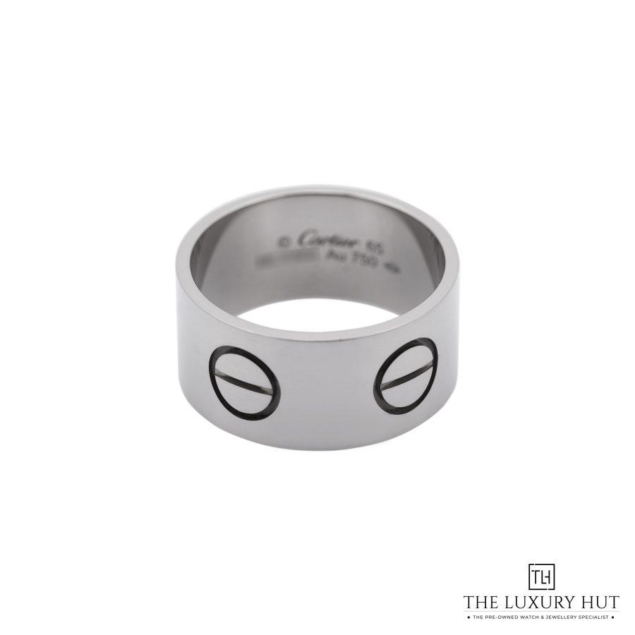 Cartier White Gold Large Wide Ring 51919 a