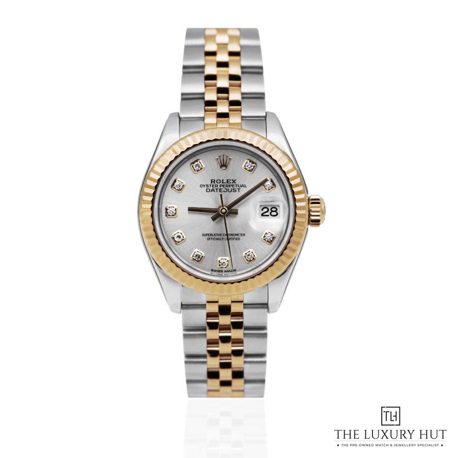 Rolex Lady Datejust Bi Metal 28 Silver LB555 a