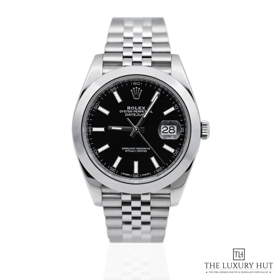 Rolex Datejust 41mm Black Dial Jubilee 51972 a