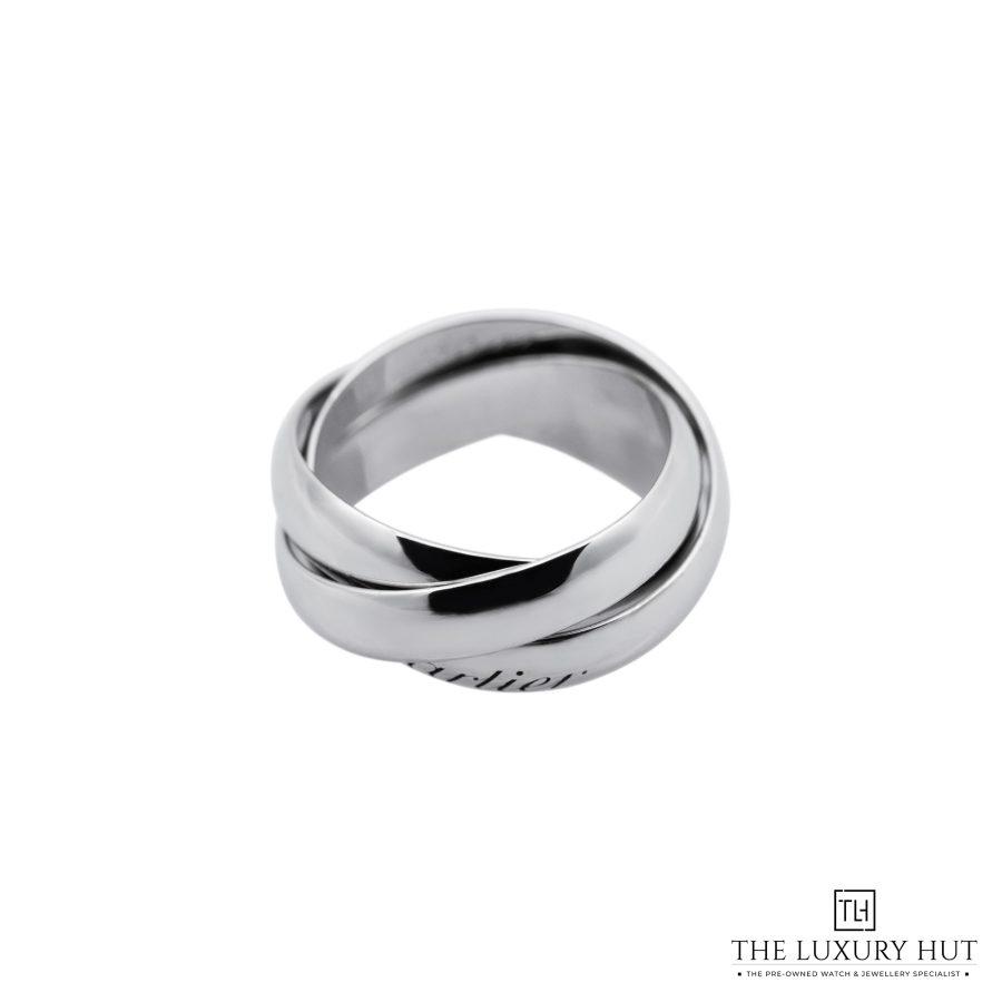 Cartier 18ct White Gold Trinity Ring 52081 a