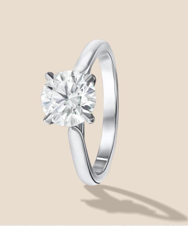 Round Brilliant Cut rings