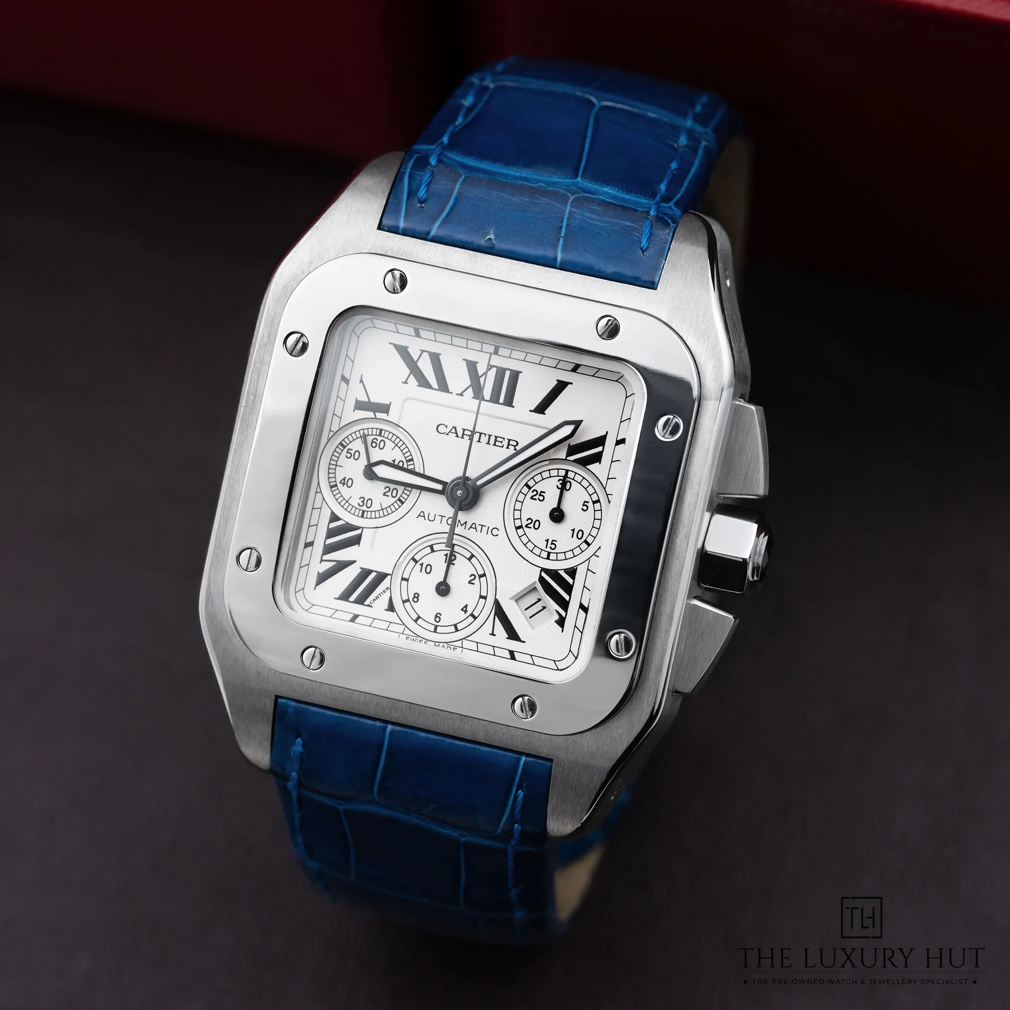08ad923e-8c93-49c0-9523-367d4b123444Cartier_Santos_100_XL_Steel_41mm_White_Roman_LB739-b.webp