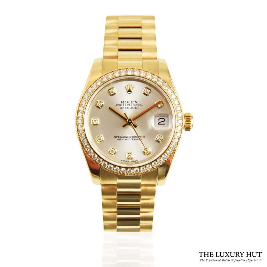 Rolex DateJust Gold Diamond 37592 aa 1