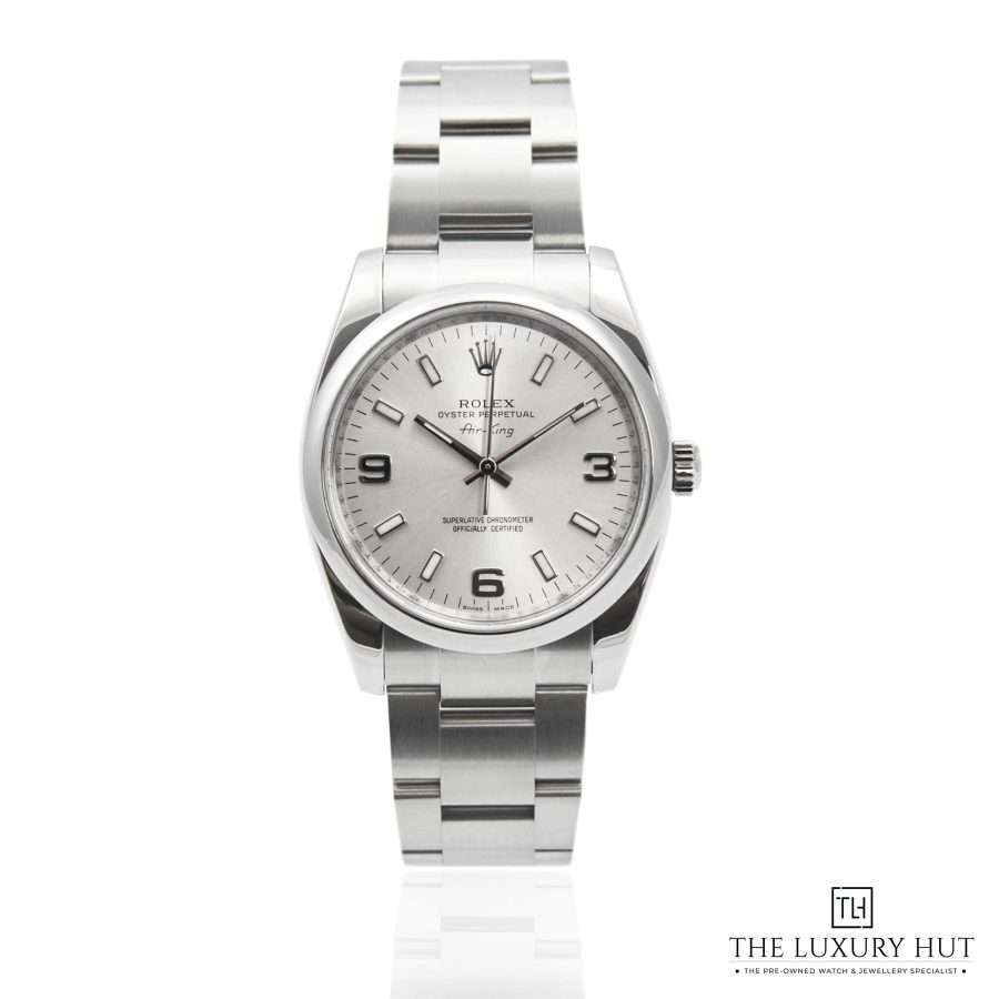 Rolex AirKing 34 Silver Dial 42090 a