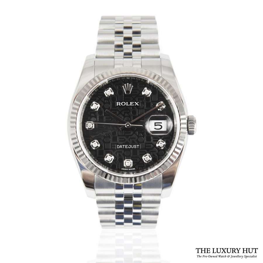 Rolex DateJust Black 38797 a 1