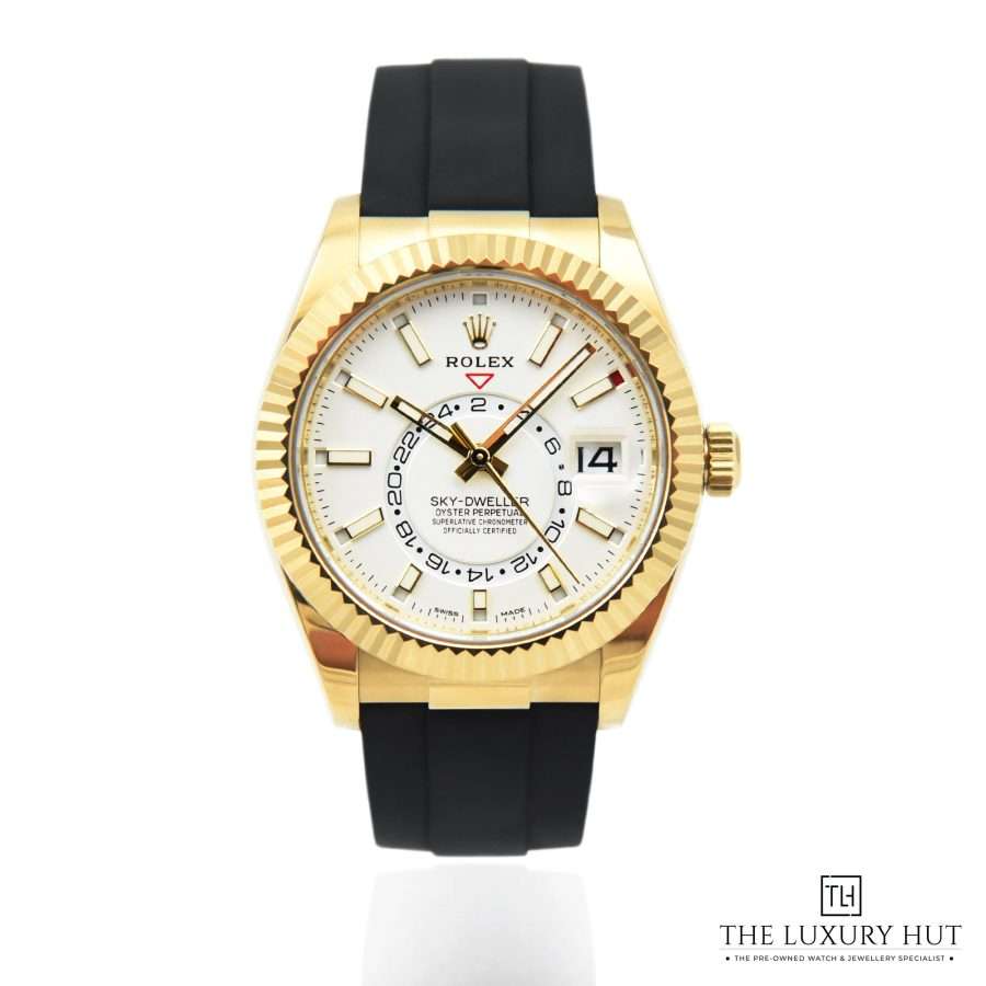 Rolex Skydweller Gold White 42794 a