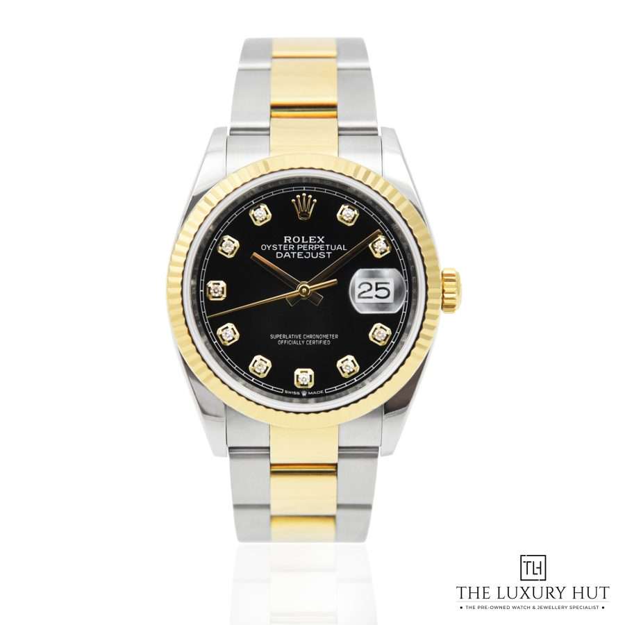 Rolex Datejust 36 Black Diamond 40875 a