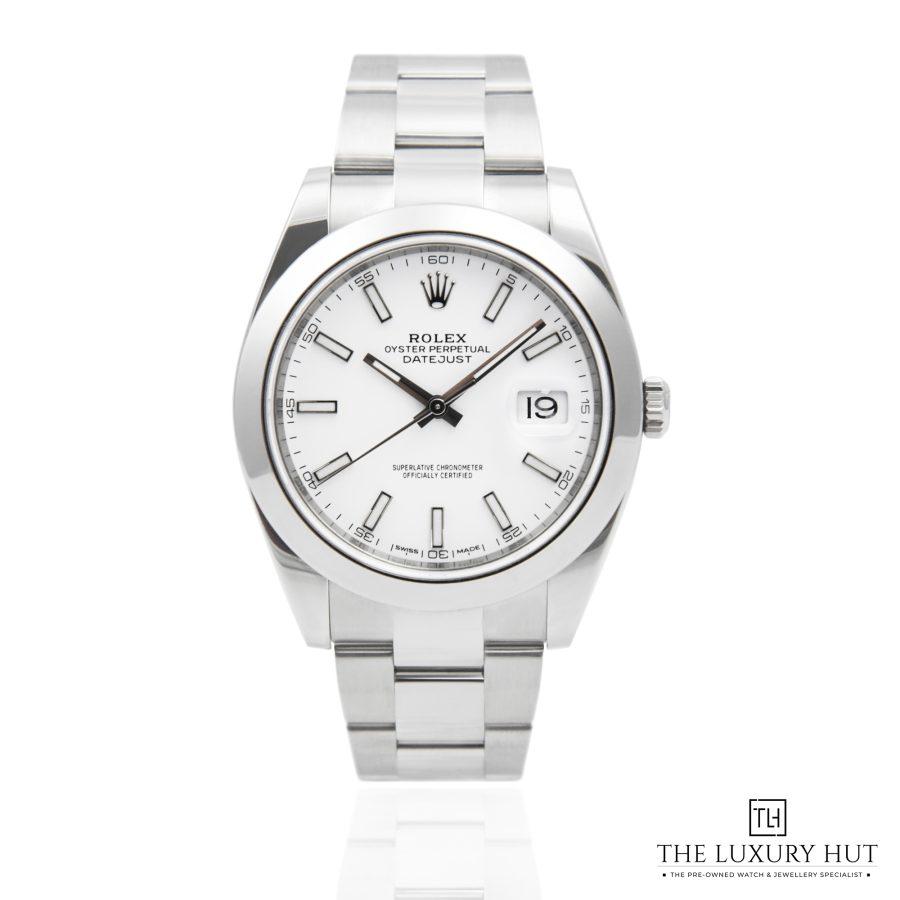 Rolex Datejust Steel 41mm White 50049 a