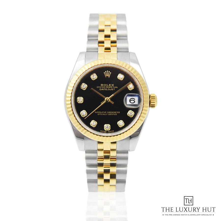 Rolex Lady Datejust Bi Metal Black 50131 a