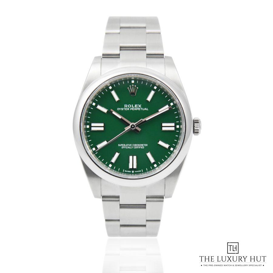 Rolex Oyster Perpetual Green 50145 a