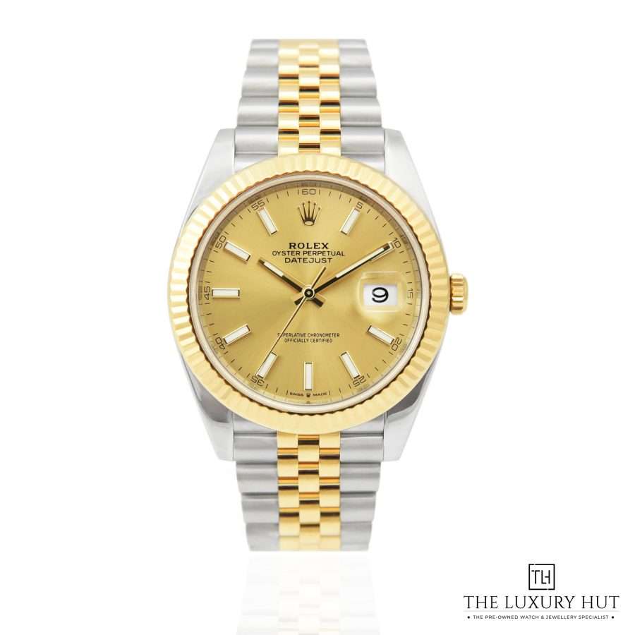 Rolex Datejust Bi Metal Champagne 50182 a