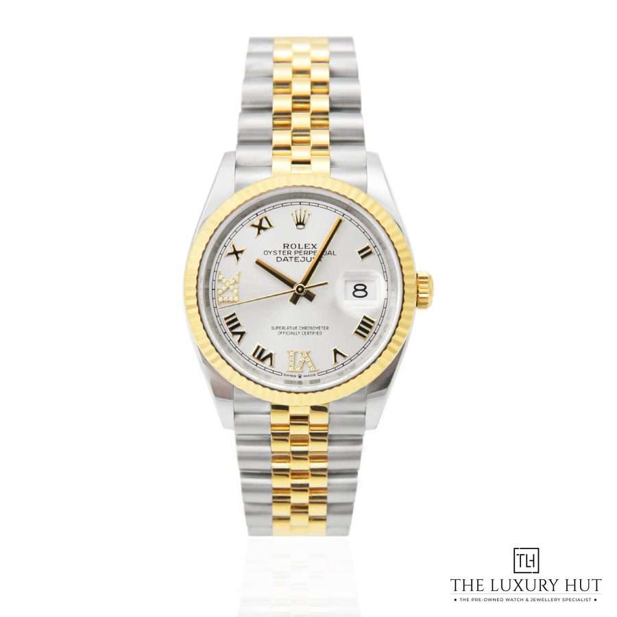 Rolex Datejust Bi Metal Silver 1638 a