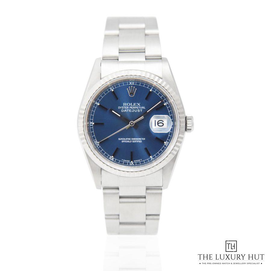 Rolex Datejust Steel 36mm Blue 43999 aa