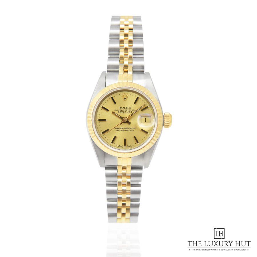 Rolex Lady Datejust Bi Metal Champagne 50344 a