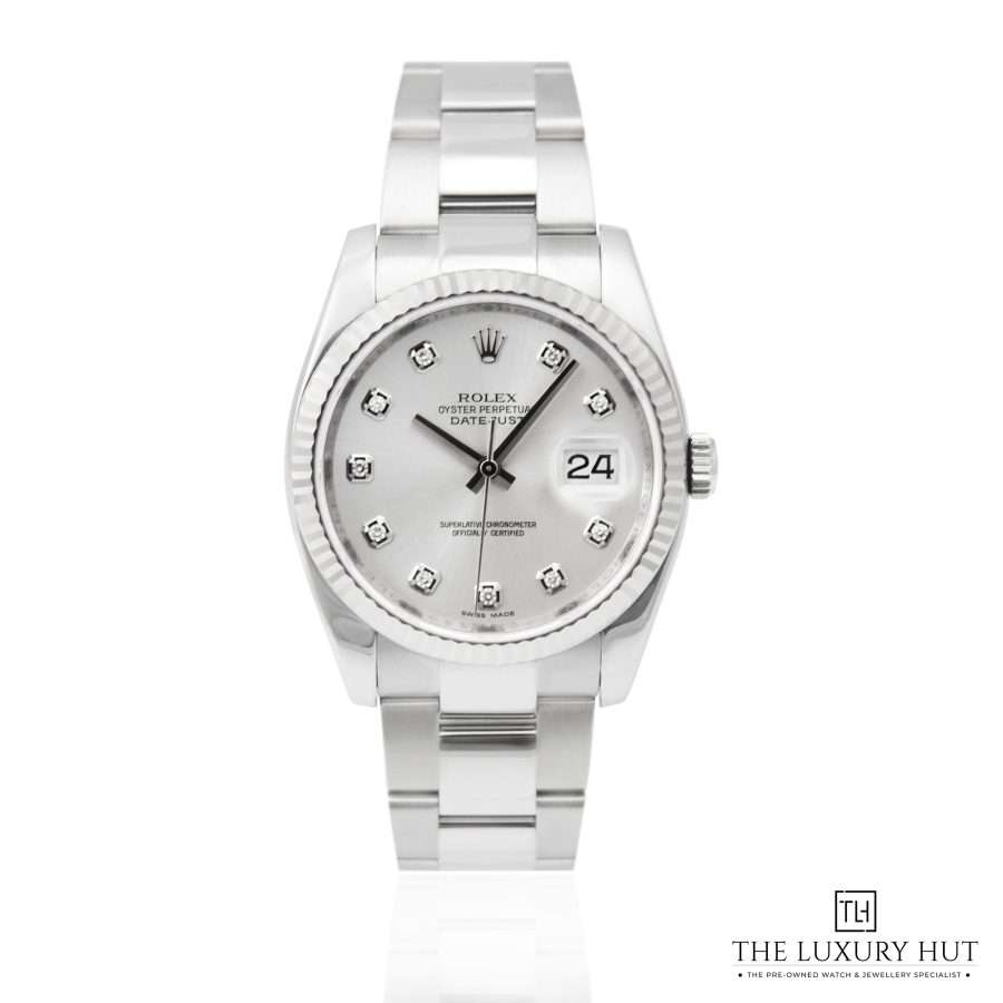 Rolex Datejust 36mm Silver Diamond 50428 a