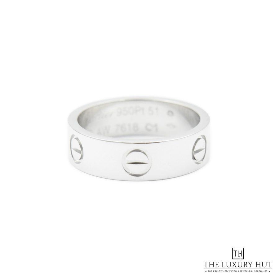 Cartier Platinum Love Ring 50570 aa