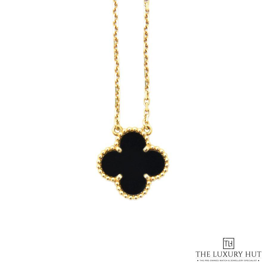Van Cleef Yellow Alhambra Necklace 50587 a
