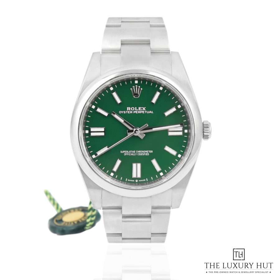 Rolex Oyster Perpetual 41 Green 50653 a