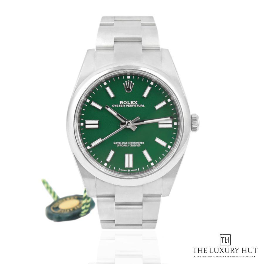 Rolex Oyster Perpetual 41 Green 50653 a