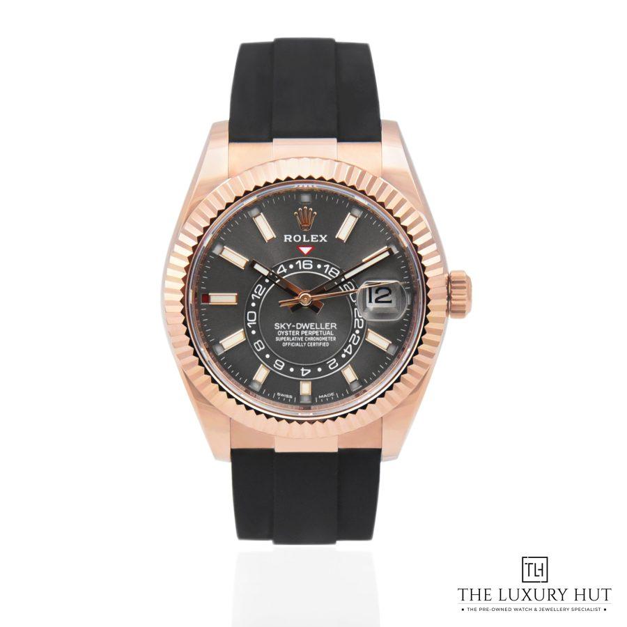 Rolex Sky Dweller Rose Black Strap LB145 a