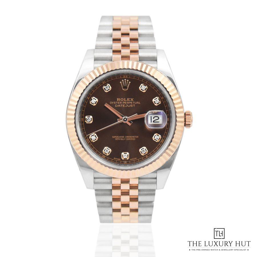 Rolex Datejust Chocolate Diamond 50695 a