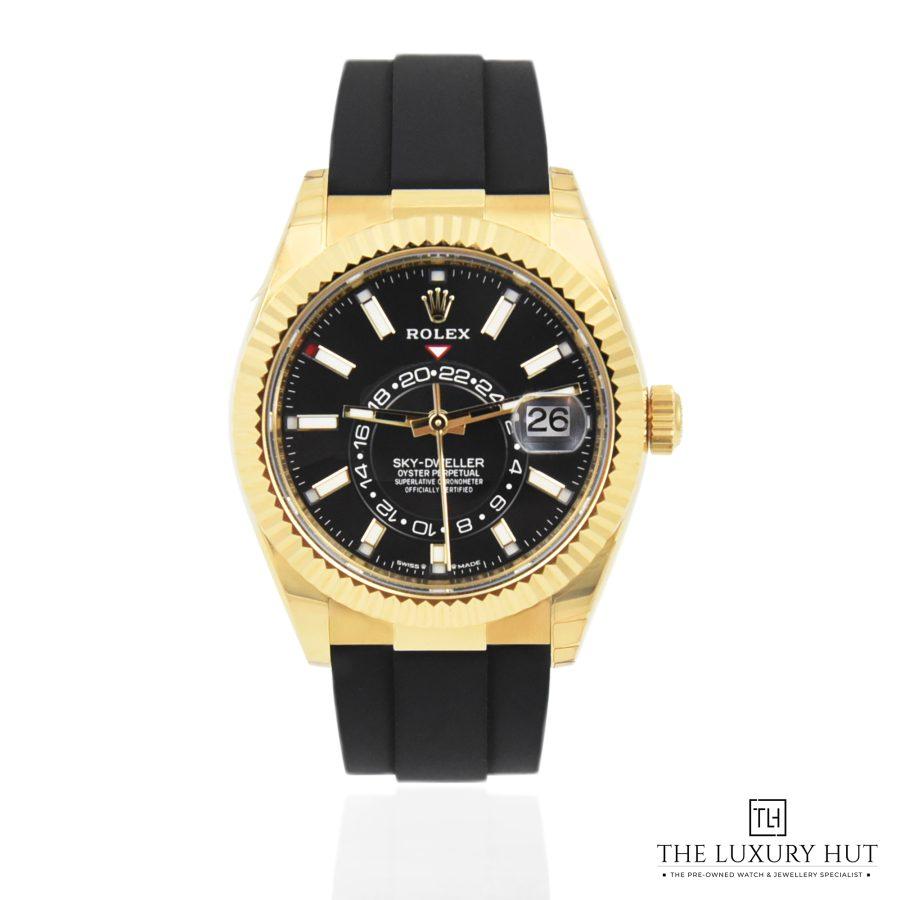 Rolex Sky Dweller Yellow Gold Black LB188 a
