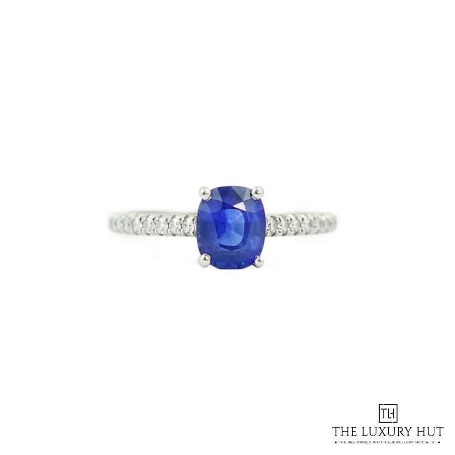 Tiffany Sapphire Diamond Ring LB214 a