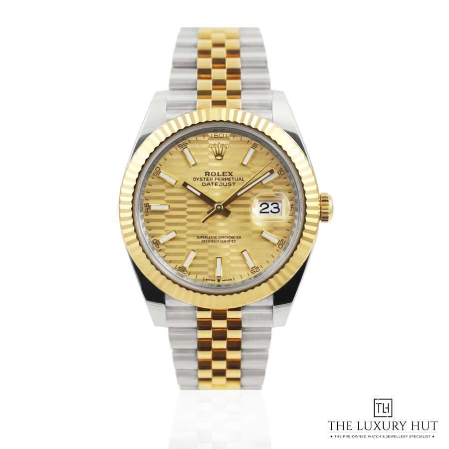 Rolex Datejust Bi Metal Motif Dial 50844 a