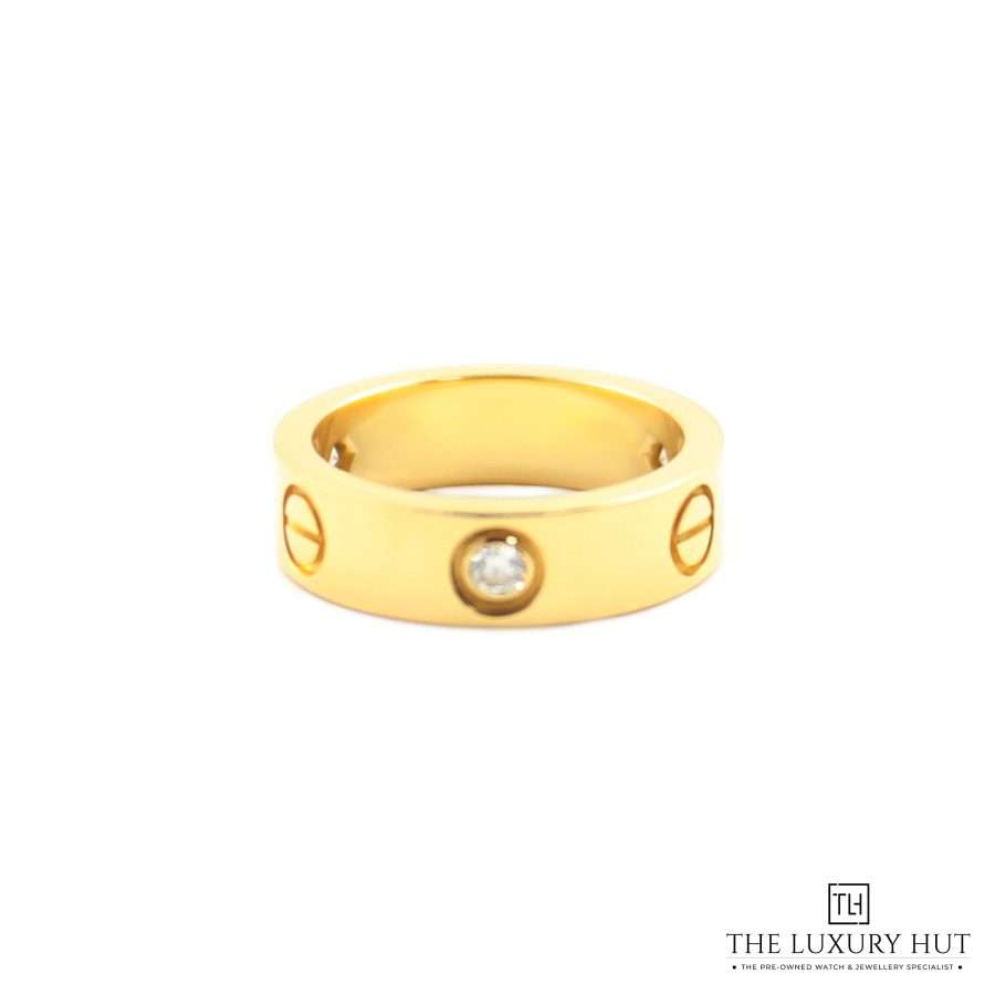 Cartier 3 Diamonds Love Ring 50903 a