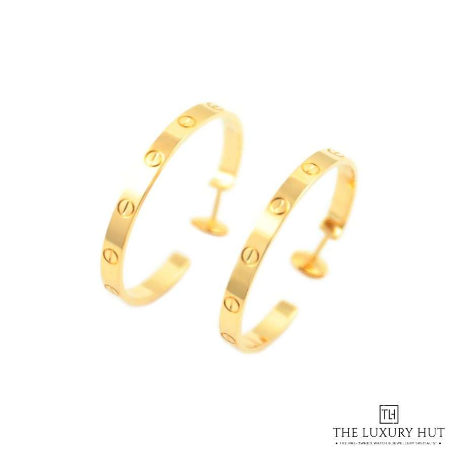 Cartier Yellow Gold Love Earrings 50902 d
