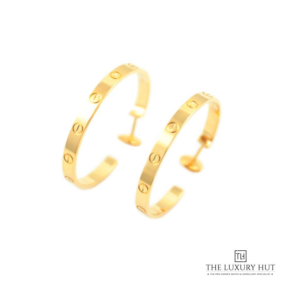 Cartier Yellow Gold Love Earrings 50902 d